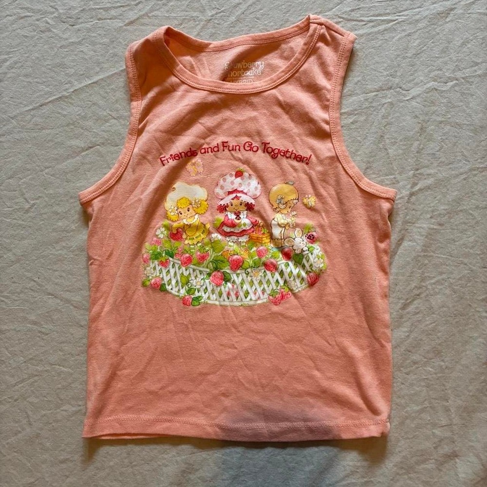 Strawberry Shortcake Pink Tank Top